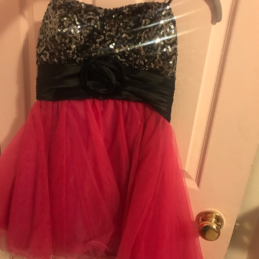 Pink prom dress